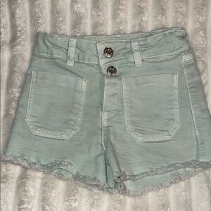 Mint Green Shorts